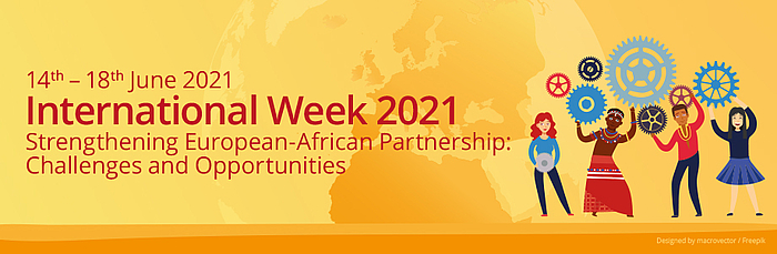 Flyer der Internation Week 2021